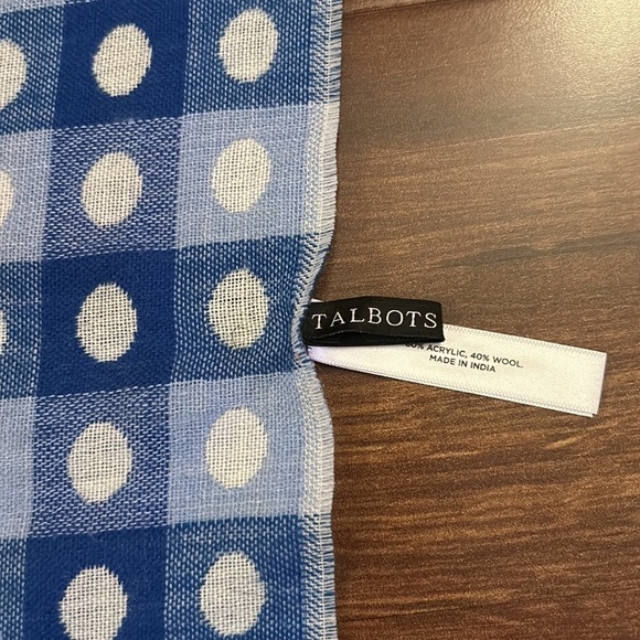 TALBOTS Wool Blend Scarf one size - Picture 3 of 7